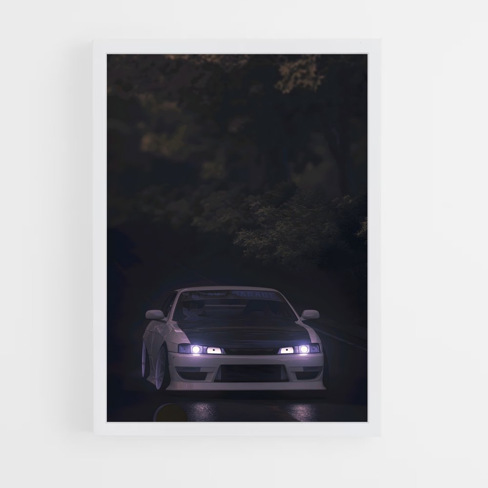 Poster Élégance de Silvia – affiche Nissan (vue 3)